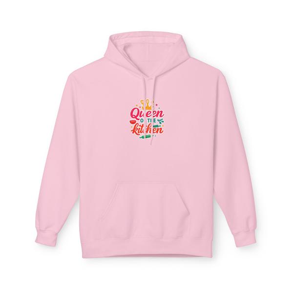Kitchen Queen Hoodie — "Queen of the Kitchen" Colorful Crown Graphic