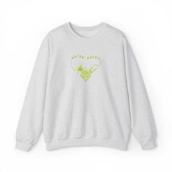 Yummy Tummy Whisk Taker Matcha Crewneck Sweatshirt — 14 Colors, S-5XL