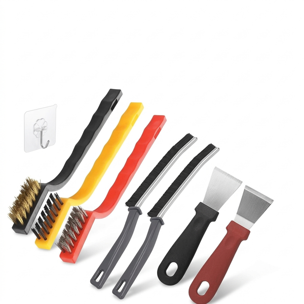 5-Piece Kitchen Cleaning Brush Set – Deep Clean & Small Space Reach