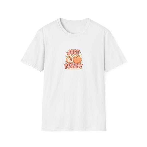 Just Peachy T-Shirt — Cute Retro Peach Graphic Tee